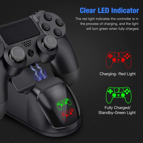 PS4 Dual Fast Charging Controller Station With LED Display